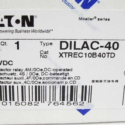 Eaton Hilfsschütz DILAC-40 / Neu OVP - Maranos.de