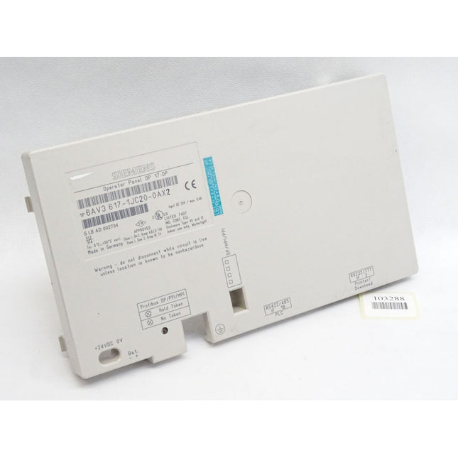 Siemens Backcover Rückschale Panel OP17-DP 6AV3617-1JC20-0AX2 6AV3 617-1JC20-0AX2 - Maranos.de