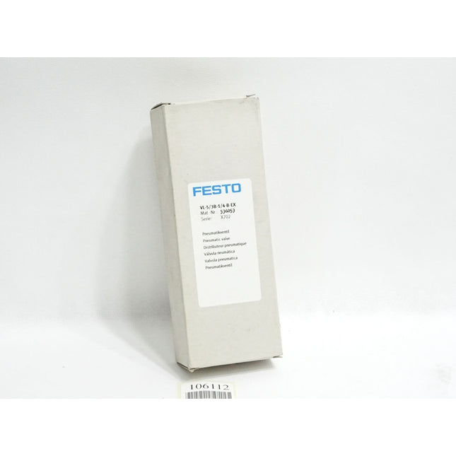 Festo 536053 VL-5/3B-1/4-B-EX Pneumatikventil / Neu OVP - Maranos.de