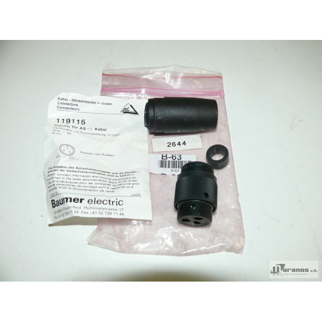 NEU-OVP Baumer 119115 Kabel- Winkelstecker Connectors Dose für AS-i Kabel - Maranos.de
