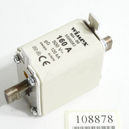Wimex Sicherung NH00 5500083 160A 500VAC gG 120kA - Maranos.de