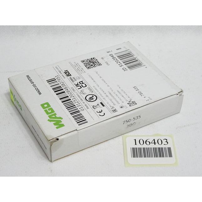 Wago 750-535 2-Kanal-Digitalausgang / Neu OVP - Maranos.de