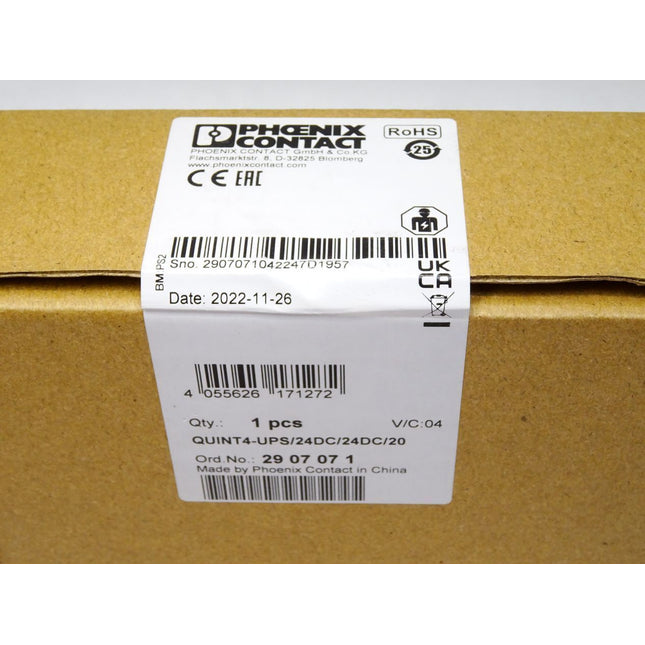 Phoenix Contact Stromversorgung 2907071 QUINT4-UPS/24DC/24DC/20 / Neu OVP versiegelt - Maranos.de