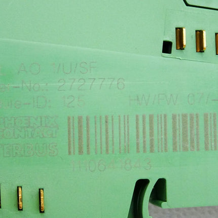 Phoenix Contact 2727776 IB IL AO 1/U/SF Inline-Klemme - Maranos.de