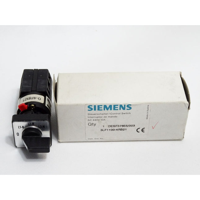 Siemens Steuerschalter 3LF1100-4RB21 / Neu OVP - Maranos.de