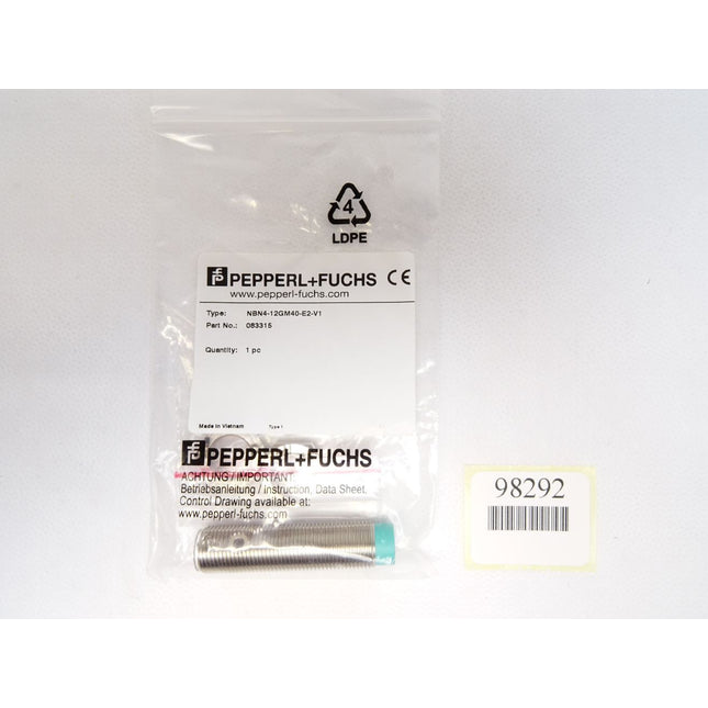 Pepperl+Fuchs 083315  Induktiver Sensor NBN4-12GM40-E2-V1 / Neu OVP - Maranos.de