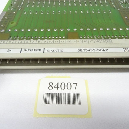 Siemens Simatic 6ES5430-3BA11 / 6ES5 430-3BA11 / E:1 - Maranos.de