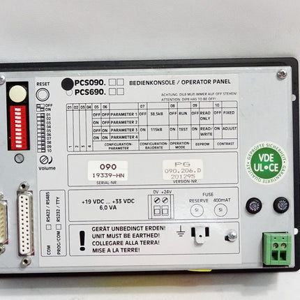 Mikron PCS090 Bedienkonsole Opeartor Panel - Maranos.de