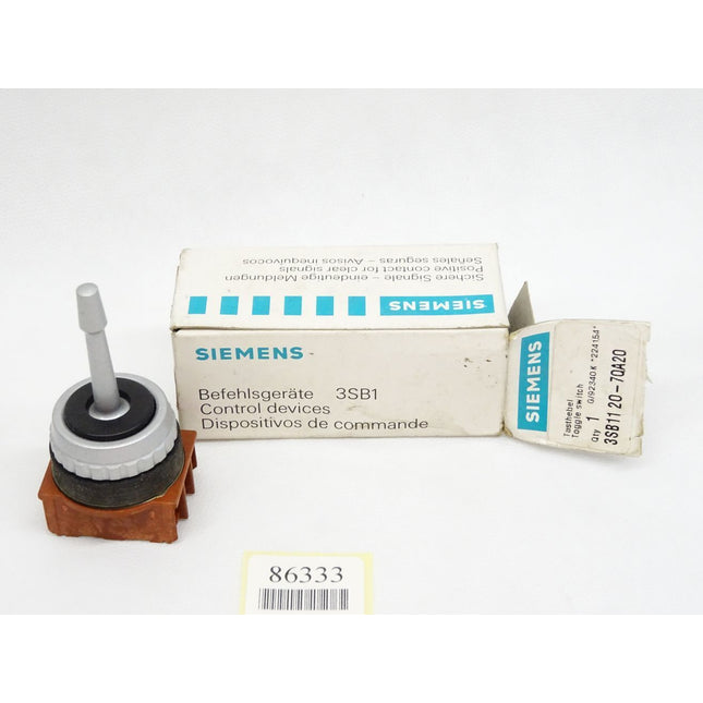 Siemens Tasthebel 3SB1120-7QA20 / Neu OVP - Maranos.de