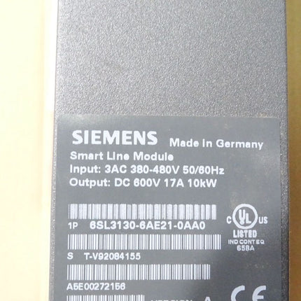 Siemens Smart Line Module 6SL3130-6AE21-0AA0 / Neu OVP - Maranos.de