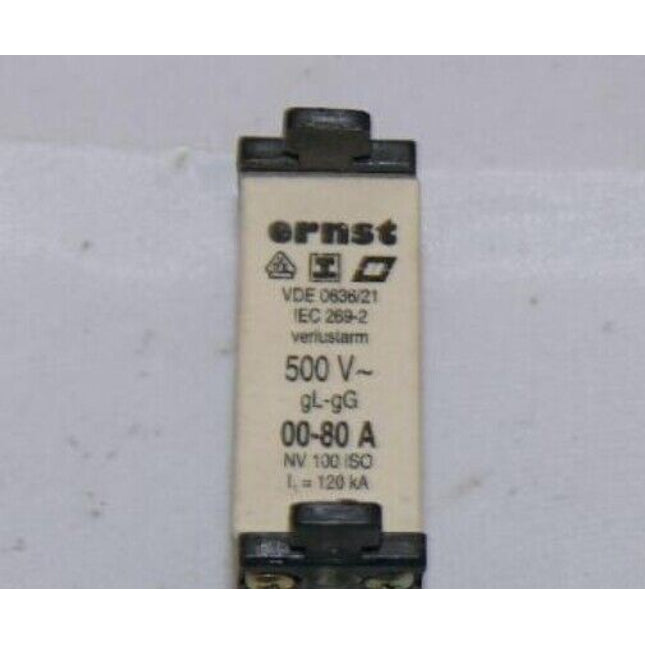Ernst IEC 269-2 verlustarm C00-80A 500V - Maranos.de