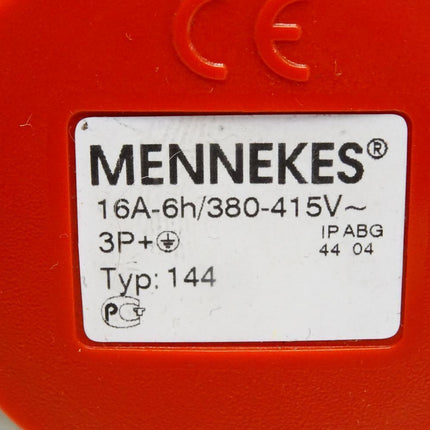 Mennekes Anbaudose 16A-6h/380-415V~ 3P+ Typ. 144 - Maranos.de