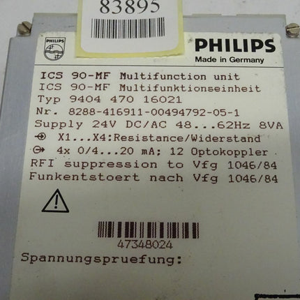 Philips ICS90-MF Multifunction unit / 9404 470 16021 - Maranos.de
