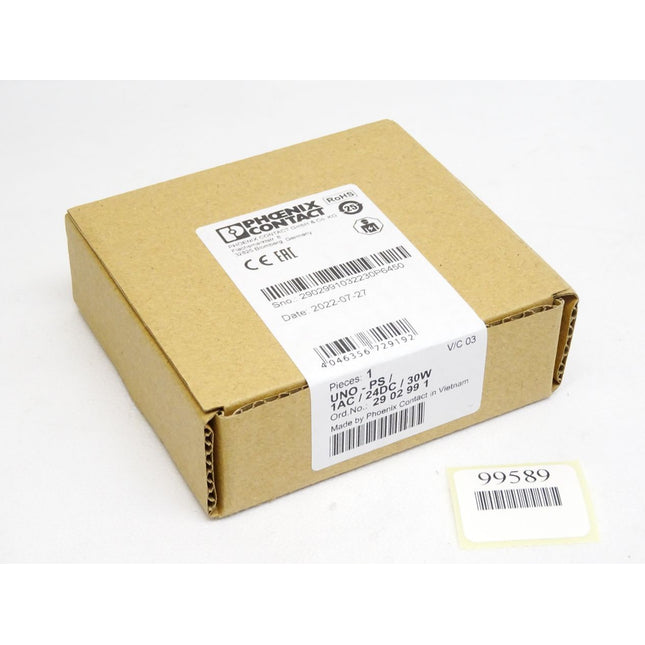 Phoenix Contact 2902991 UNO-PS/1AC/24DC/ 30W Stromversorgung / Neu OVP versiegelt - Maranos.de