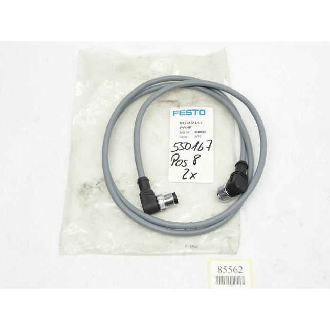 Festo 566055 / M12-M12-L1,1-WW-4P - Maranos.de