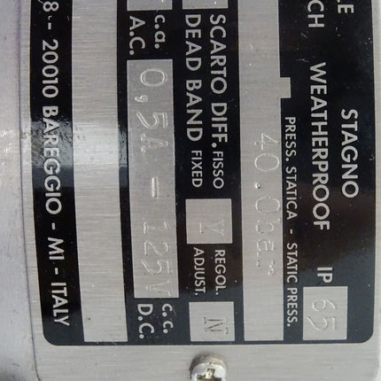 Wika Ettore Cella DPW100DN0.0/10.0bar Differenzdruckschalter 0/160mbar / Neu - Maranos.de