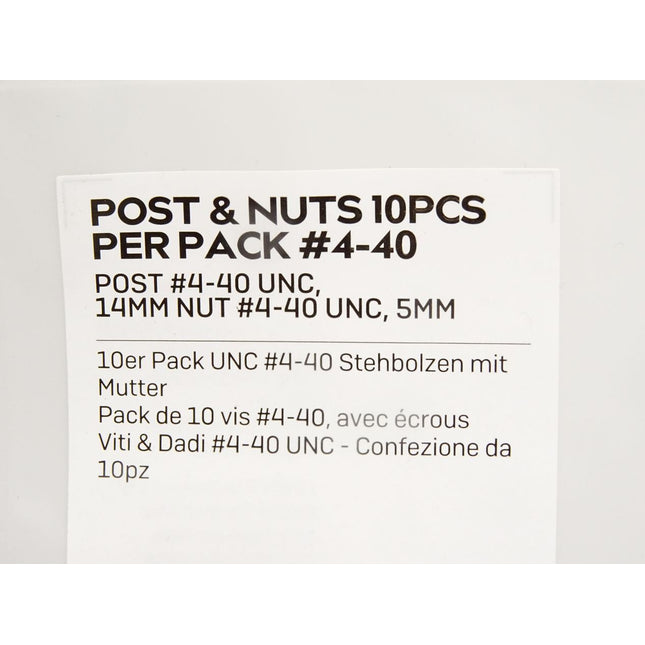 Lindy Connection Perfection Post&Nuts / Inhalt : 10 Stück / UNC4-40 Stehbolzen mit Mutter / 66026 / Neu OVP - Maranos.de