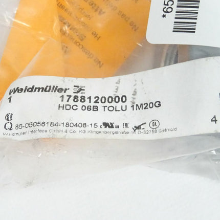 Weidmüller HDC 06B TOLU 1M20G Gehäuse 1788120000 - Maranos.de
