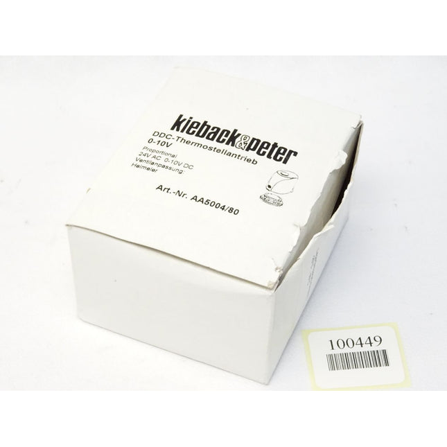 Kieback & Peter AA5004/80 DDC-Thermostellantrieb 0-10V / Neu OVP - Maranos.de