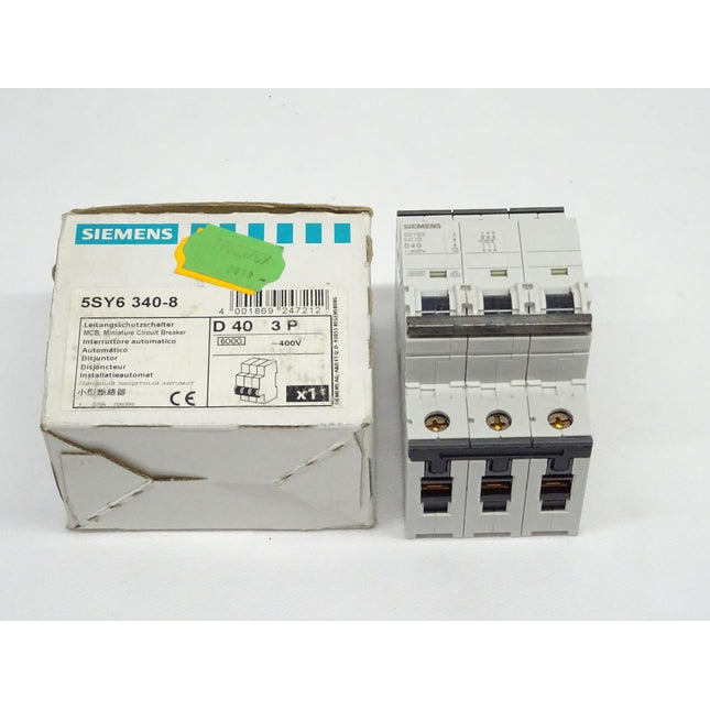 Siemens 5SY6340-8 Leistungsschutzschalter 5SY6 340-8 NEU-OVP - Maranos.de