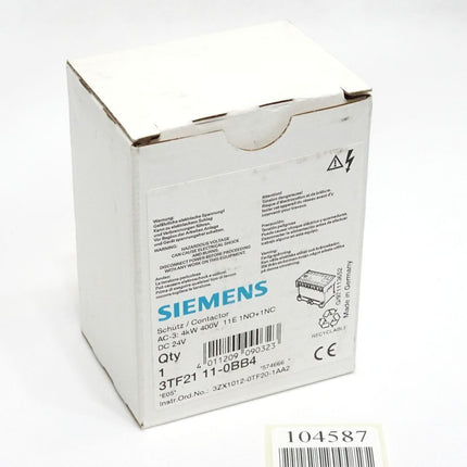 Siemens Schütz 3TF2111-0BB4 / Neu OVP - Maranos.de