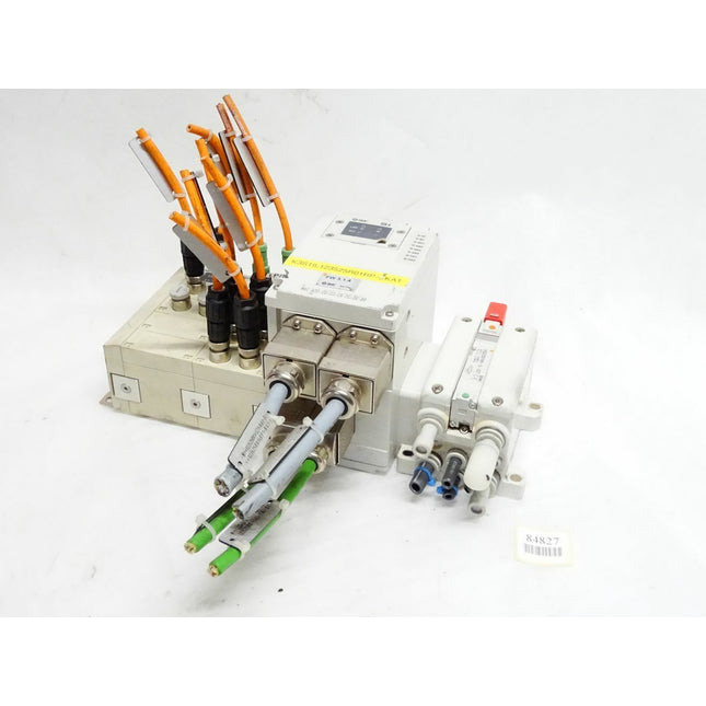 SMC Bus Modul EX245-SPR1-X165 + I/O Block EX245-DX1-X36 / EX245-DY1-X37 + Valve VQC2201NR-5-X27 - Maranos.de