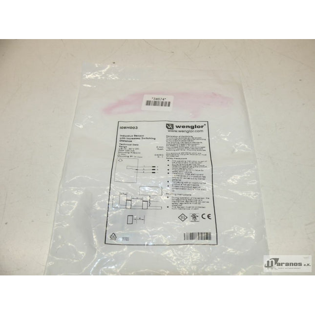 NEU-OVP Wenglor I08H003 Inductive Sensor Ungeöffnet - Maranos.de