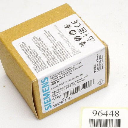Siemens Klemmenblock 3RV2917-5D / Neu OVP - Maranos.de