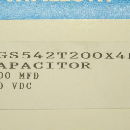 Mallory 5400MFD 200VDC CNC Kondensator CGS542T200X4L NEU-OVP - Maranos.de