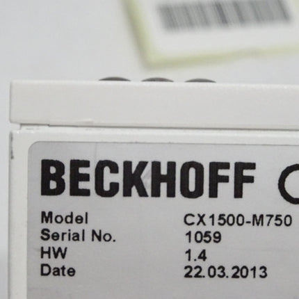 Beckhoff CX1500-M750 SERCOS-II-Feldbusmaster - Maranos.de