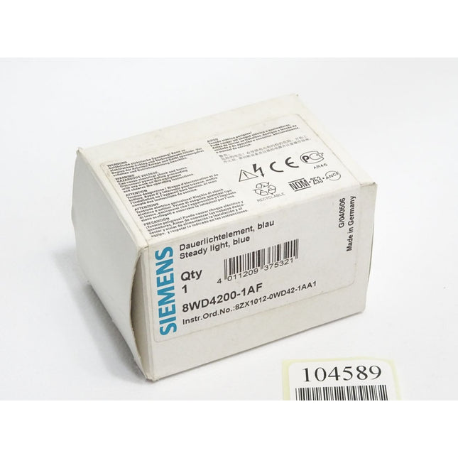 Siemens Dauerlichtelement blau 8WD4200-1AF / Neu OVP - Maranos.de