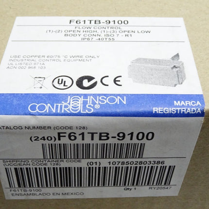 Johnson Controls F61TB-9100 / Neu OVP - Maranos.de