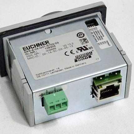 Euchner 106305 EKS-A-IIX-G01-ST02/03 Schlüsselaufnahme PROFINET / Neu OVP - Maranos.de