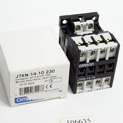 Omron Schütz J7KN-14-10 230 / Neu OVP - Maranos.de