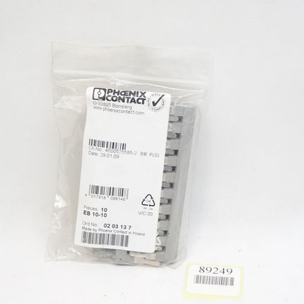 Phoenix Contact EB10-10 / 0203137 / Inhalt : 10 Stück / Neu OVP - Maranos.de