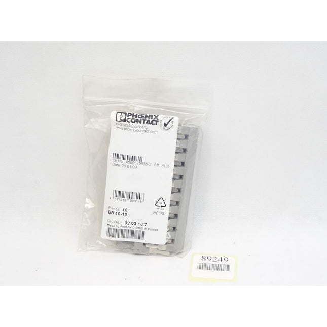 Phoenix Contact EB10-10 / 0203137 / Inhalt : 10 Stück / Neu OVP - Maranos.de