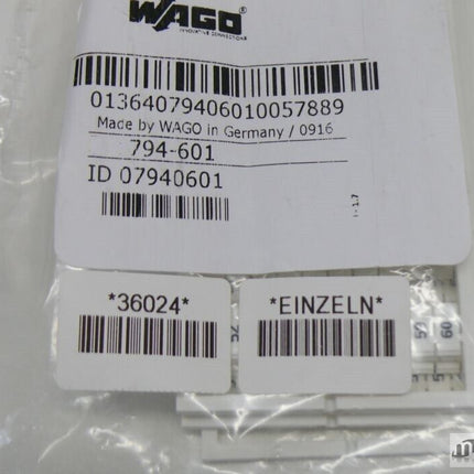 NEU 1x Wago 794-601 Bezeichnungskarten - Maranos.de