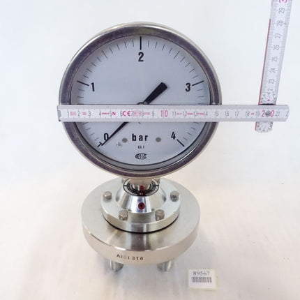 Wika Ettore Cella BN150 Manometer 0-4bar / Neu - Maranos.de