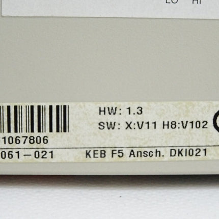 KEB Sigmatek DIAS F5 Interface DKI021 05-061-021 - Maranos.de