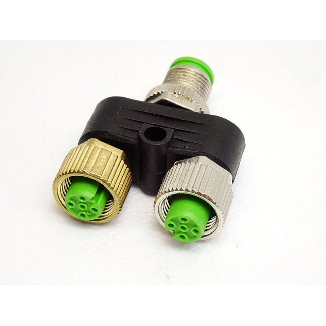 Murr Elektronik 7000-41121 T-Stück M12 Stift + 2x M12 Buchse / Neu - Maranos.de