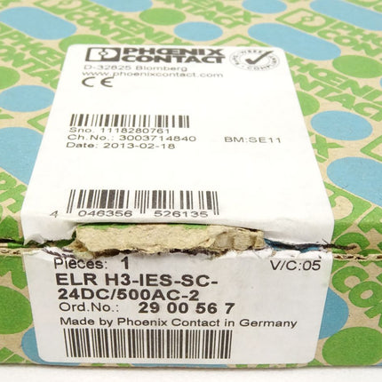 Phoenix Contact ELRH3-IES-SC-24DC/500AC-2 / 2900567 / Neu OVP - Maranos.de