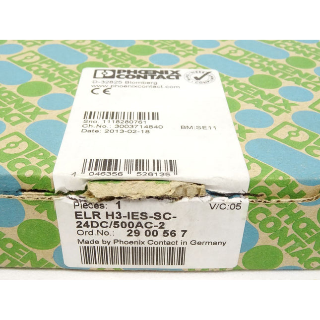 Phoenix Contact ELRH3-IES-SC-24DC/500AC-2 / 2900567 / Neu OVP - Maranos.de