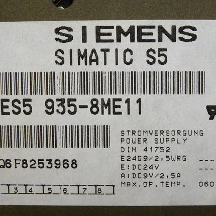 Siemens S5-100U 6ES5935-8ME11 / 6ES5 935-8ME11 - Maranos.de