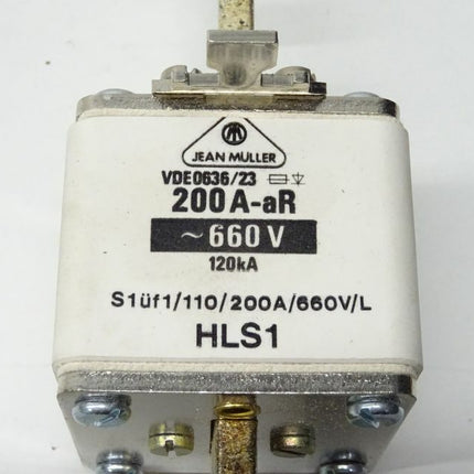 Jean Müller NH-Sicherungseinsatz  200A 660V R1125225 OVP - Maranos.de