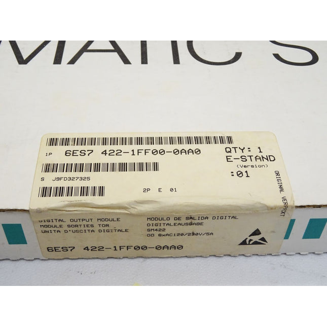 Siemens 6ES7422-1FF00-0AA0 6ES7 422-1FF00-0AA0 Neu OVP versiegelt - Maranos.de