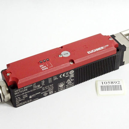 Euchner Safety Switch Multicode 123365 CTP-L1-AP-M-HA-AZ-SH-123365 Transpondercodierter Sicherheitsschalter / Unbenutzt - Maranos.de