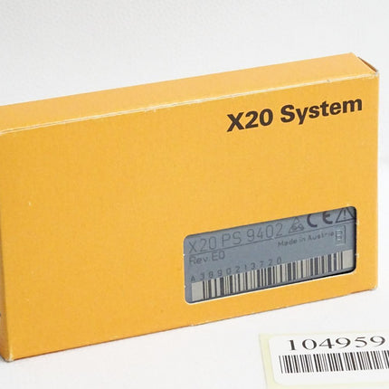B&R X20PS9402 X20 PS 9402 Rev.E0 Einspeisemodul / Neu OVP - Maranos.de