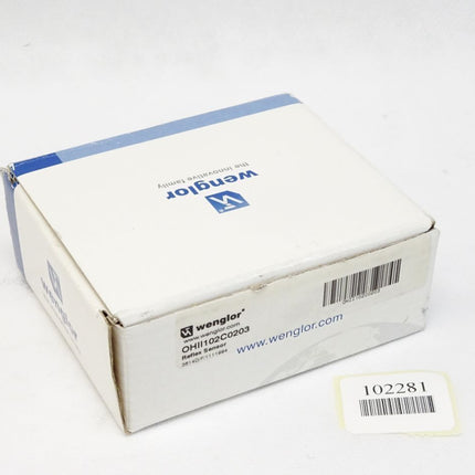 Wenglor OHII102C0203 Reflex Sensor / Neu OVP - Maranos.de