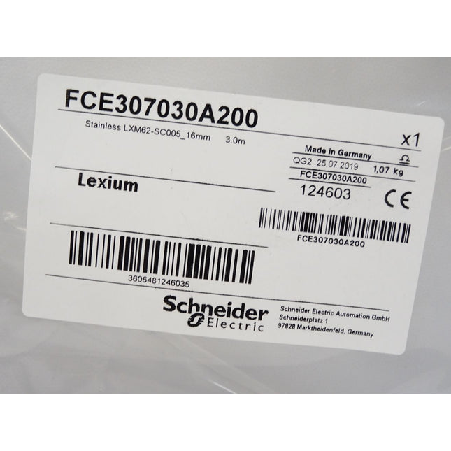Schneider Electric FCE307030A200 LXM62-SC005_16mm Kabel 3m Lexium / Neu OVP - Maranos.de