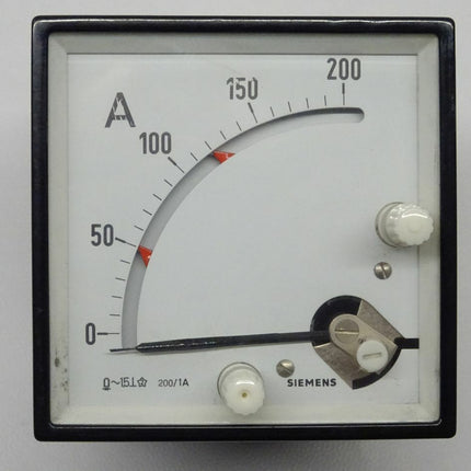 Siemens M72803W3320 Amperemeter 0-200 A - Maranos.de